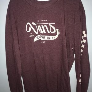 Men’s large long sleeve vans shirt